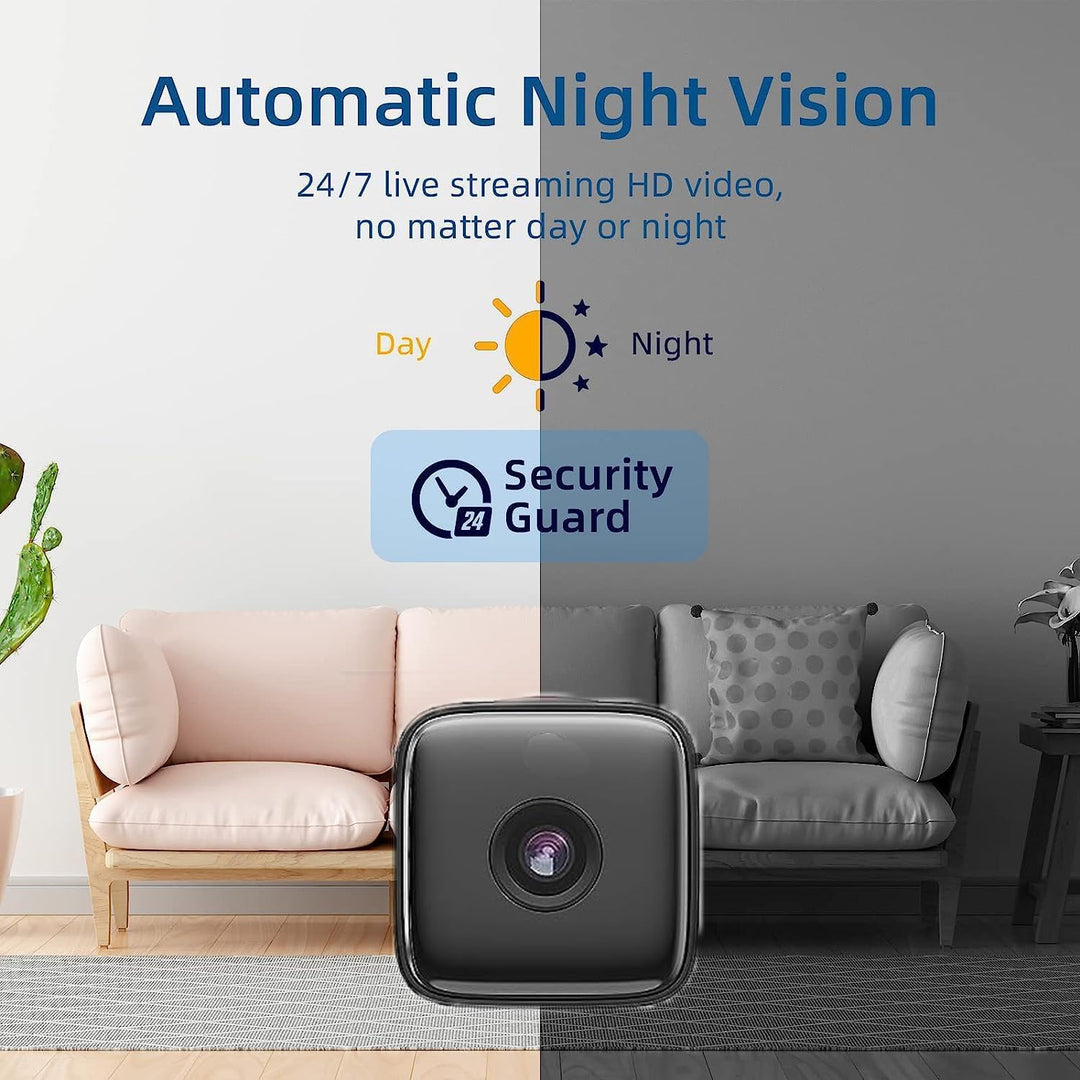 Indoor Camera | Night Vision & Motion Detection | Wi-Fi Access 3