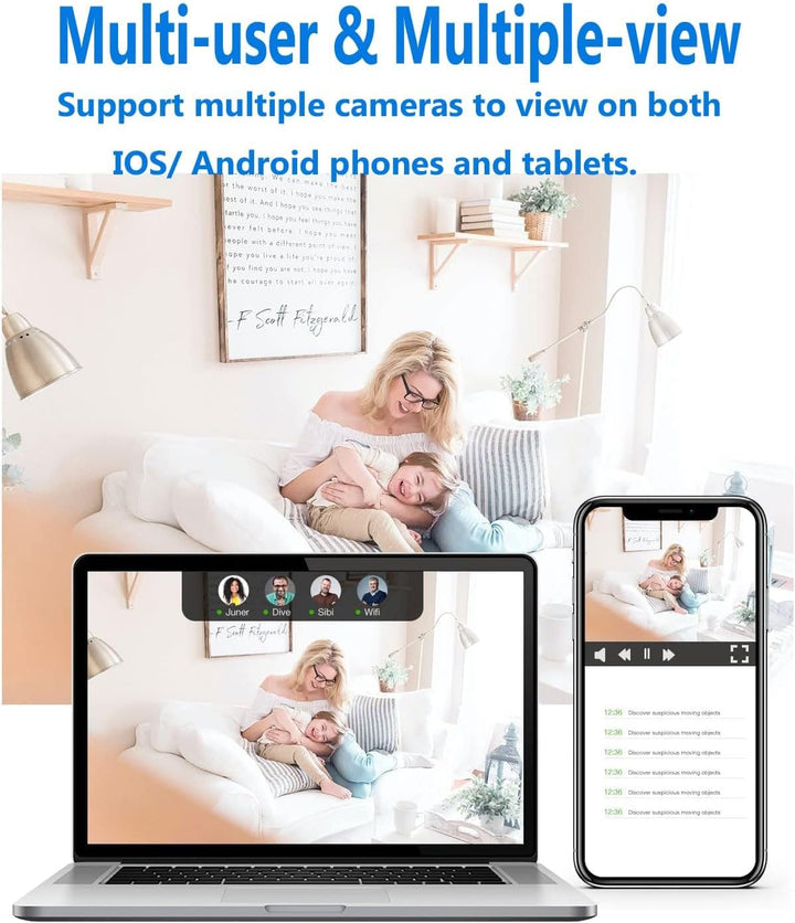 Indoor Camera | Night Vision & Motion Detection | Wi-Fi Access 6