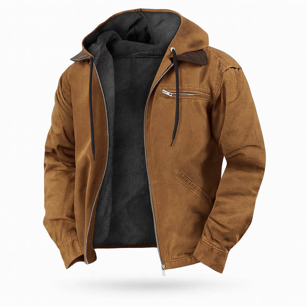 Men's Winter Bomber Jacket - Insulated and Modern 1