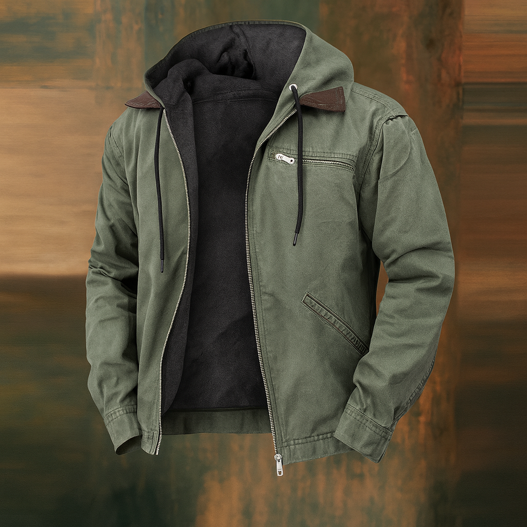 Men's Winter Bomber Jacket - Insulated and Modern 2