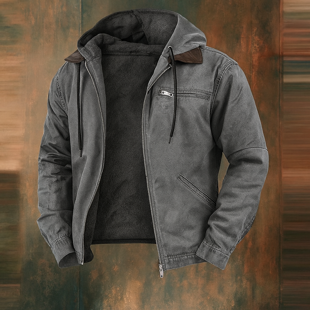 Men's Winter Bomber Jacket - Insulated and Modern 3