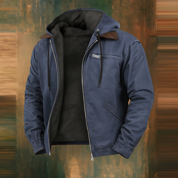 Men's Winter Bomber Jacket - Insulated and Modern 4