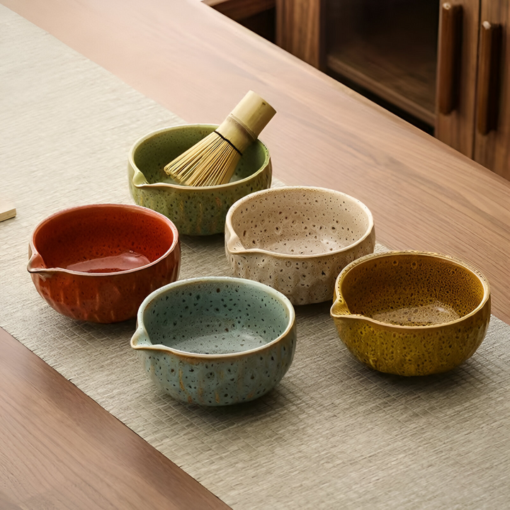 5-Piece Matcha Set with Handcrafted Ceramic Bowl and Bamboo Accessories 12