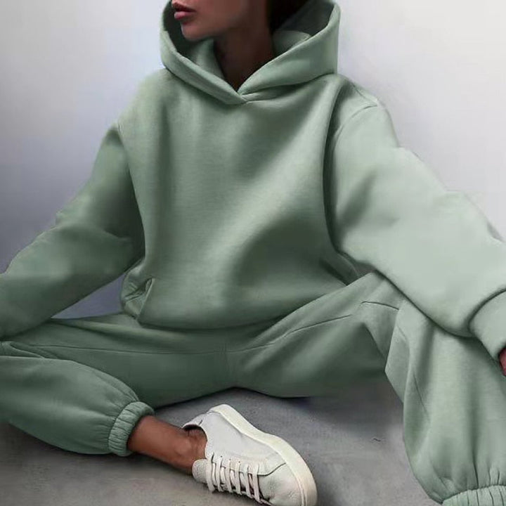 Women's Jogger Set | 2-Piece Hoodie & Pants with Stretch Waist 4