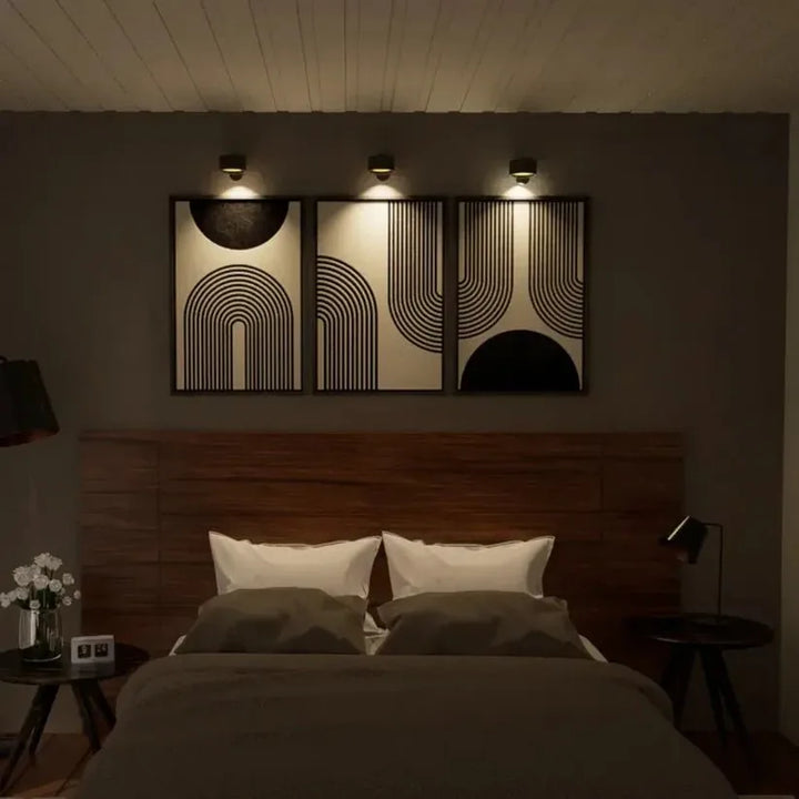 Cordless Magnetic Wall Lamp with 360° Rotating Head and Remote Control 10