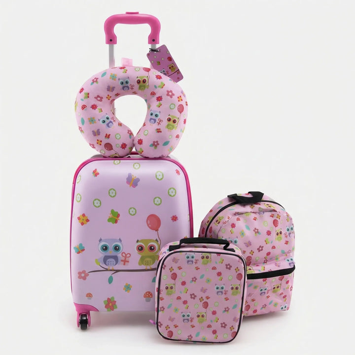 5-Piece hardside Kids Travel Luggage Set - Trotikid