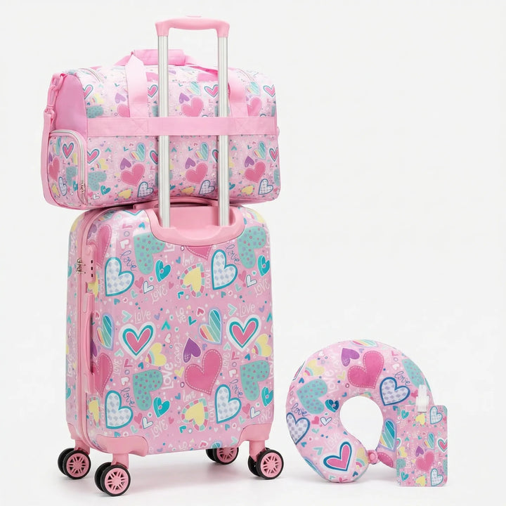 4-Piece hardshell Kids Carry-On Set - Jetsetta