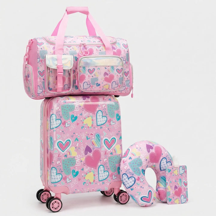 4-Piece hardshell Kids Carry-On Set - Jetsetta