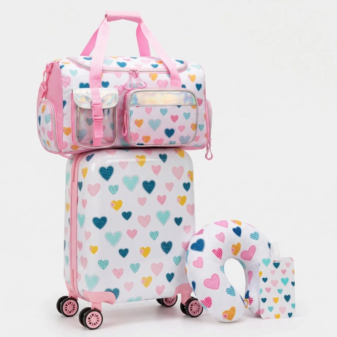 4-Piece hardshell Kids Carry-On Set - Jetsetta