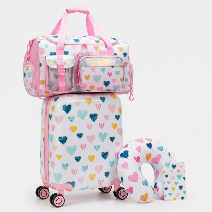 4-Piece hardshell Kids Carry-On Set - Jetsetta