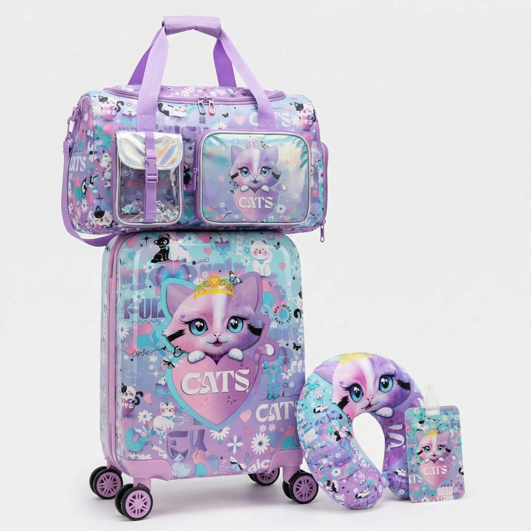 4-Piece hardshell Kids Carry-On Set - Jetsetta