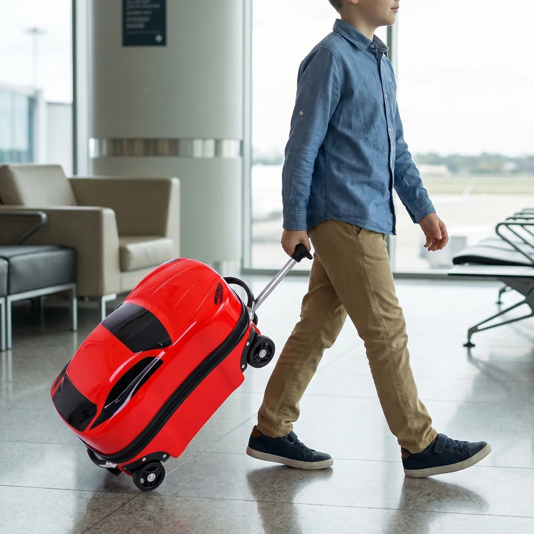 Kids Hardshell Rolling Suitcase - VroomBag