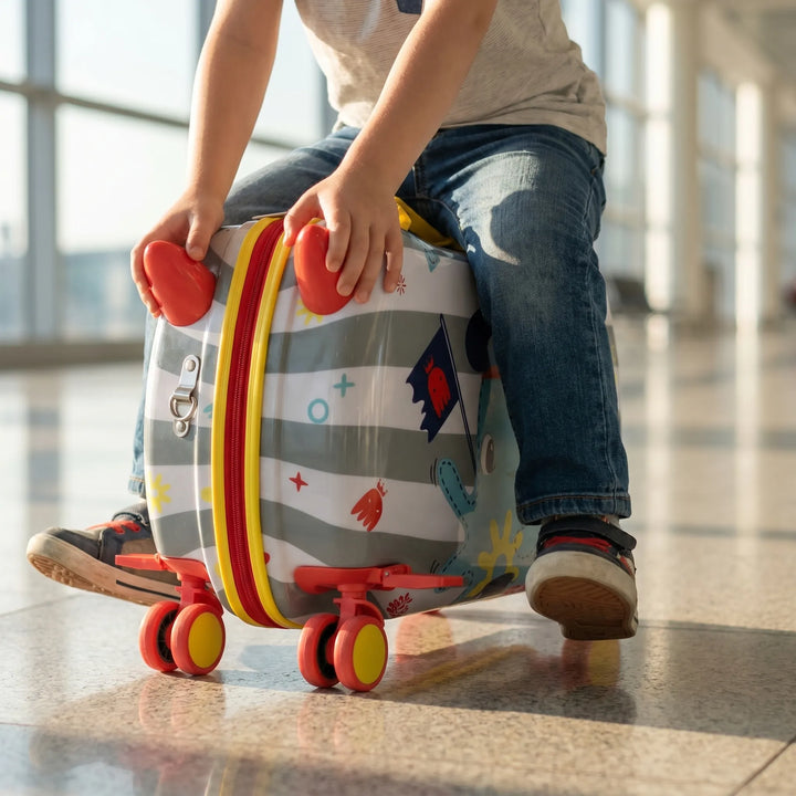 Kids Ride-On Carry-On Suitcase - Ridepack