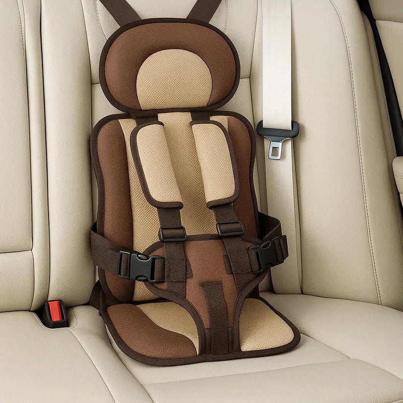 Foldable Kids Travel Seat with 5-Point Harness for Car, Taxi & Rental 6