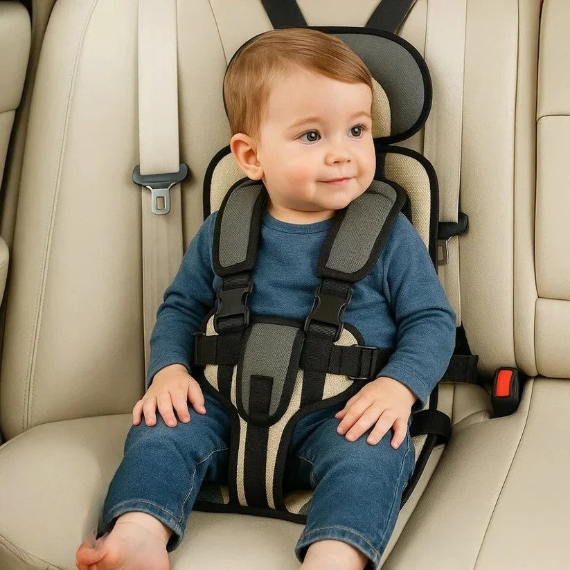 Foldable Kids Travel Seat with Harness - Quick Setup On the Go 4