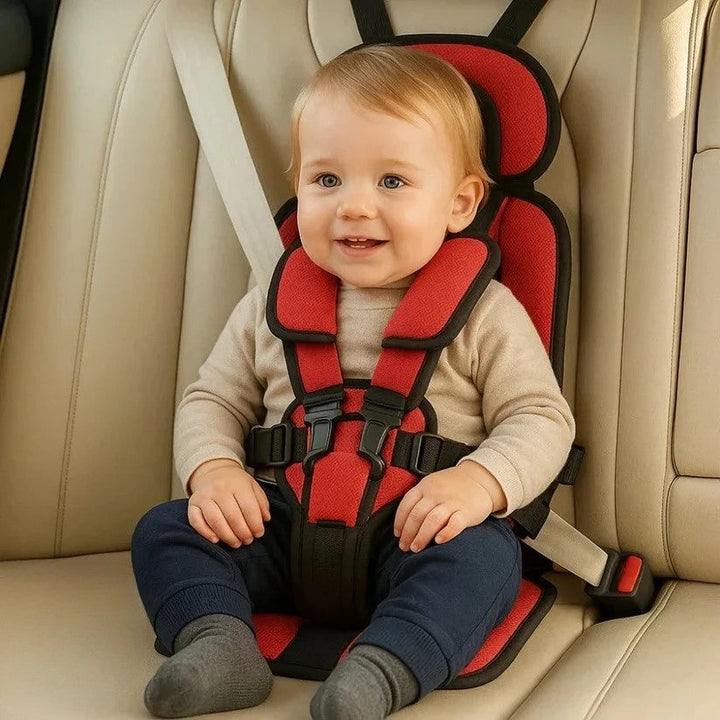 Foldable Kids Travel Seat with 5-Point Harness for Car, Taxi & Rental 2