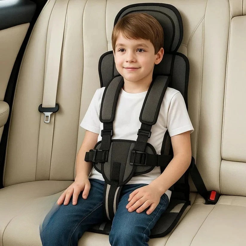 Foldable Kids Travel Seat with Harness - Quick Setup On the Go 7