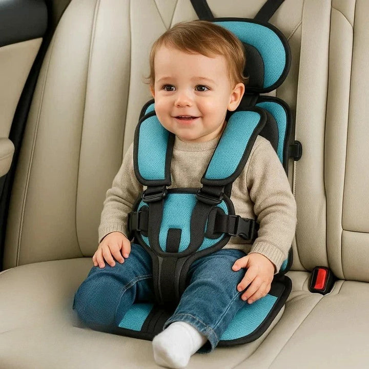 Foldable Kids Travel Seat with Harness - Quick Setup On the Go 1