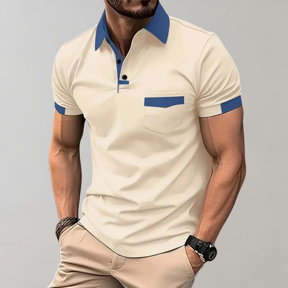 Men's Classic Polo Shirt in Breathable Polyester - Timeless Style and Comfort 2