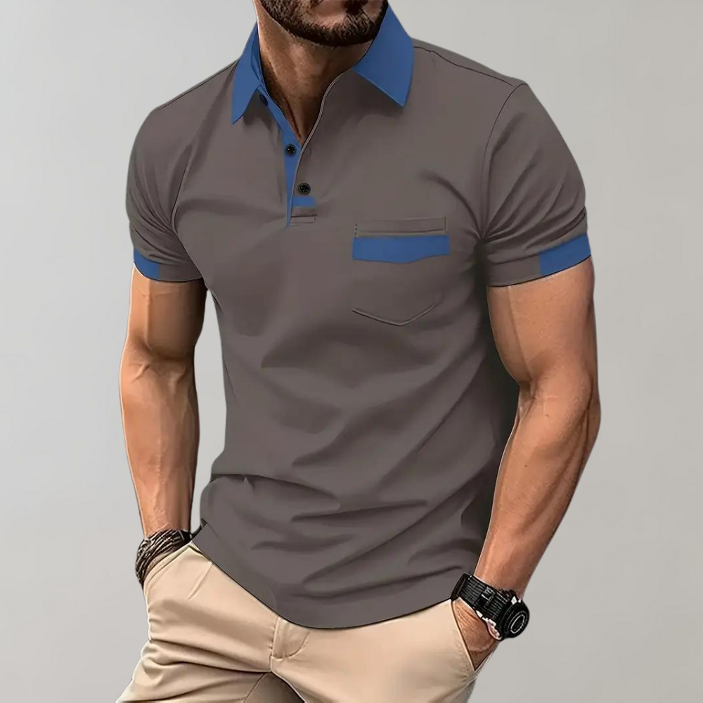 Men's Classic Polo Shirt in Breathable Polyester - Timeless Style and Comfort 4