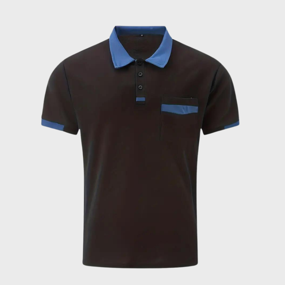 Men's Classic Polo Shirt in Breathable Polyester - Timeless Style and Comfort 8