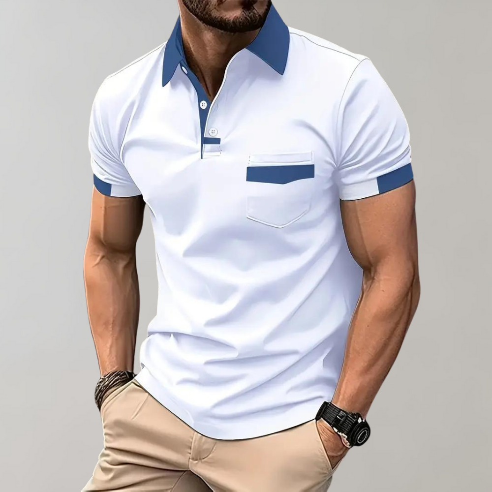 Men's Classic Polo Shirt in Breathable Polyester - Timeless Style and Comfort 10