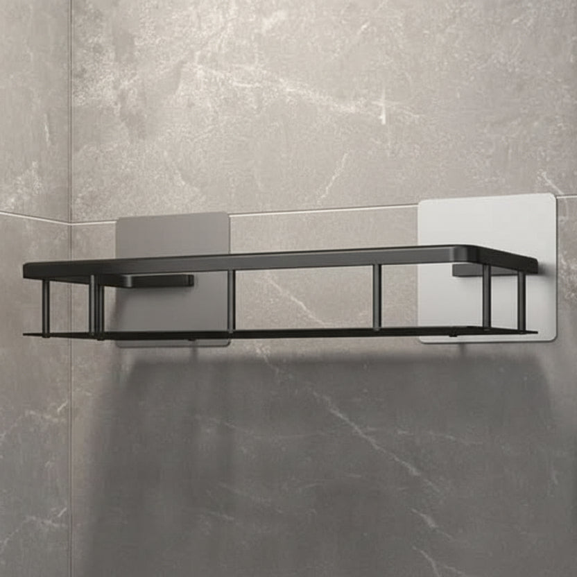 Self-Adhesive Bathroom Shelf, No Drilling, Stainless Steel and ABS 1