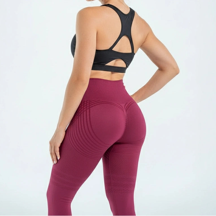Women's High-Waisted 3D Compression Leggings with Shaping Fit 6