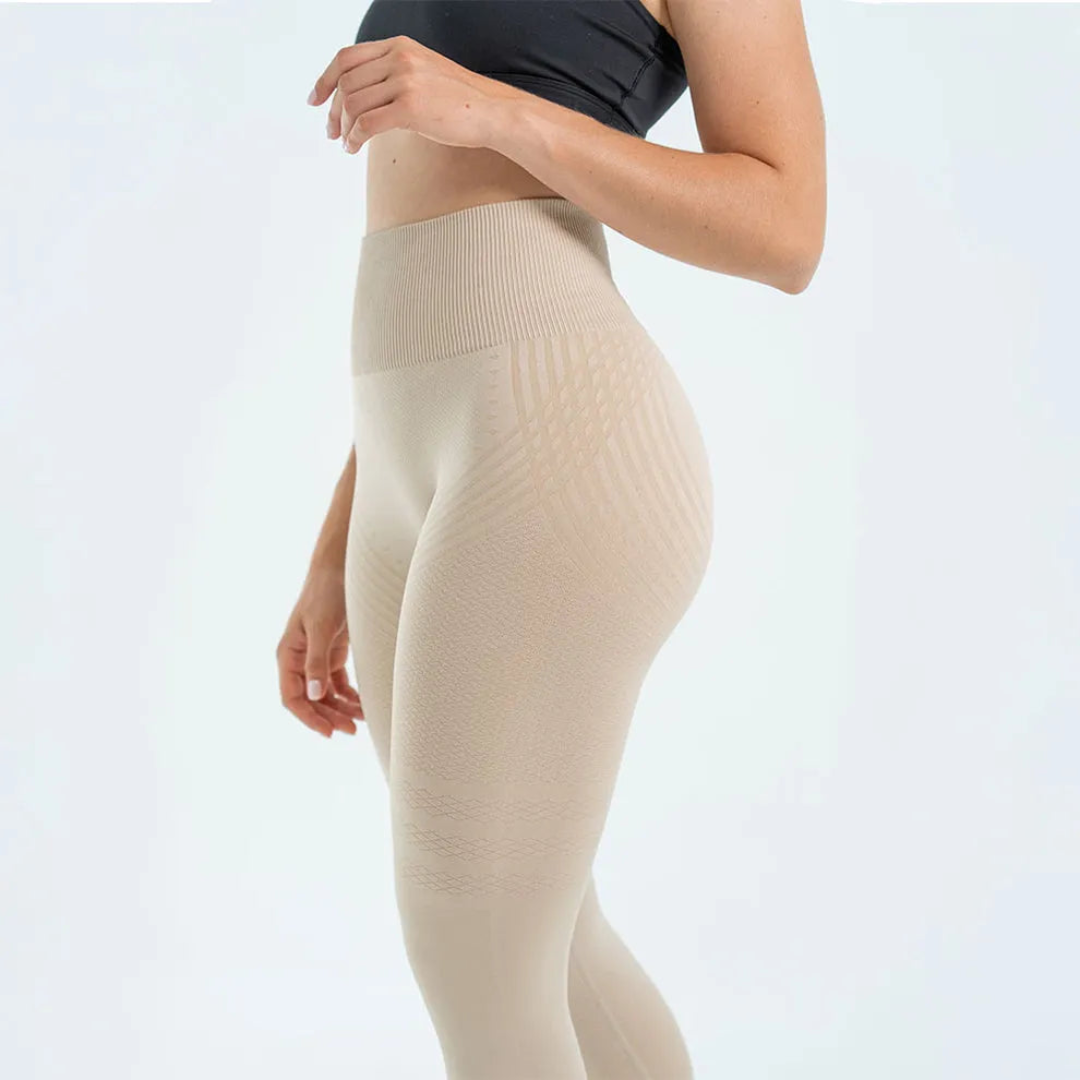 Women's High-Waisted 3D Compression Leggings with Shaping Fit 2