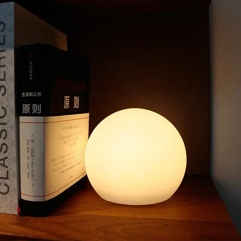 Rechargeable LED Orb Lamp with 16 Colors and Remote Control 4