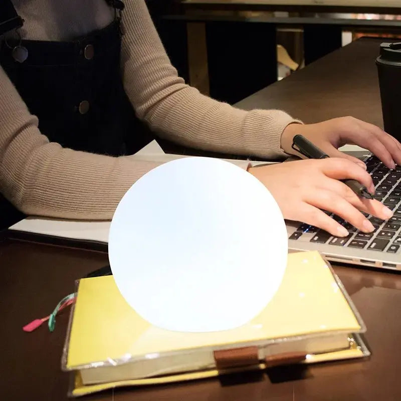 Rechargeable LED Orb Lamp with 16 Colors and Remote Control 7