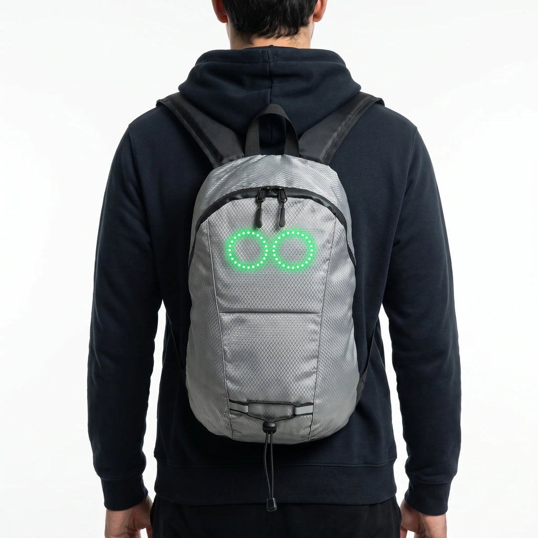 Audio-Responsive RGB LED Travel Backpack - Glowpack