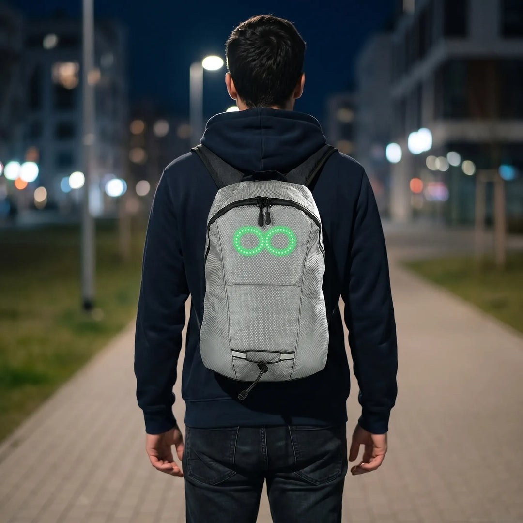 Audio-Responsive RGB LED Travel Backpack - Glowpack