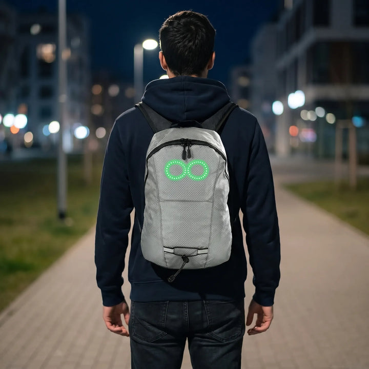 Audio-Responsive RGB LED Travel Backpack - Glowpack