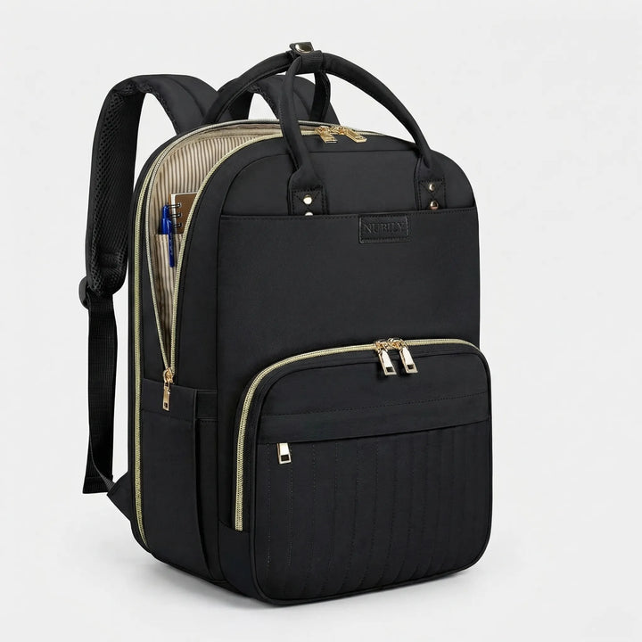 Wide-Opening Multi-Compartment Laptop Backpack - Travexa