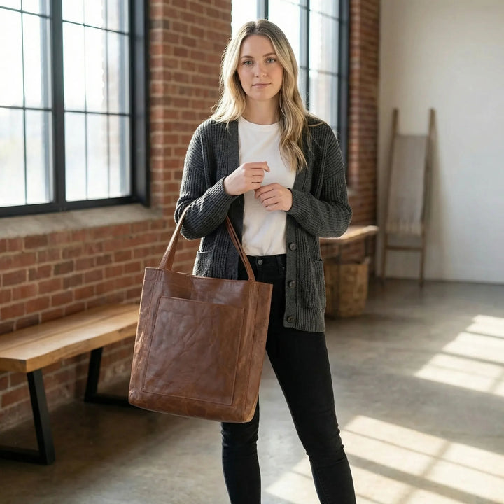 Large Everyday Tote Bag - Vellora