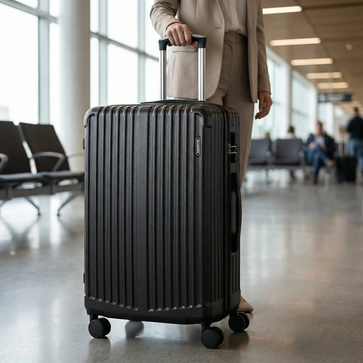 Large Hard-Shell 360° spinner Suitcase - Voyagex