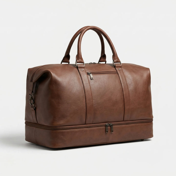 Spacious Weekender Duffel With Shoe Compartment - Weekovoy