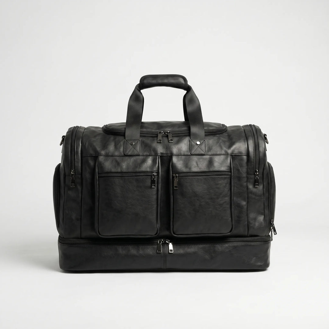 Spacious Weekender Duffel With Shoe Compartment - Weekovoy