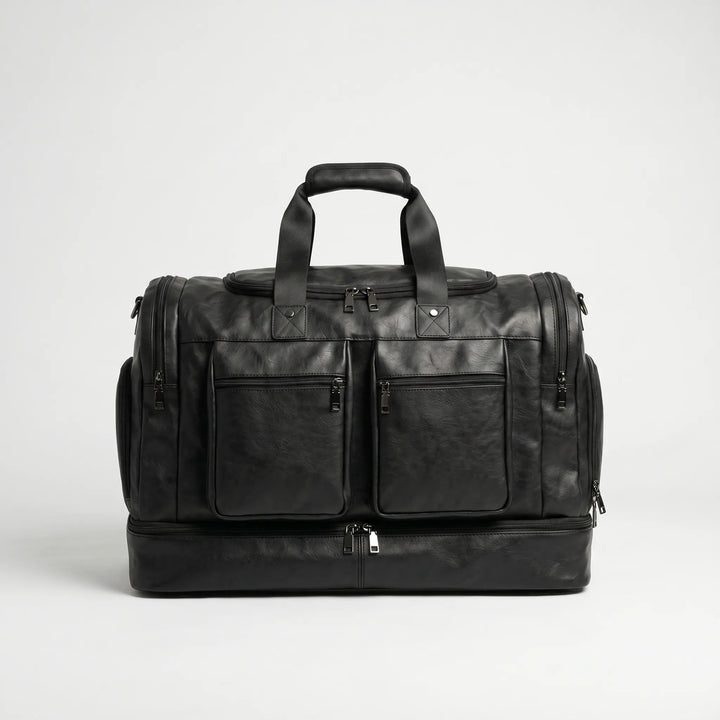 Spacious Weekender Duffel With Shoe Compartment - Weekovoy