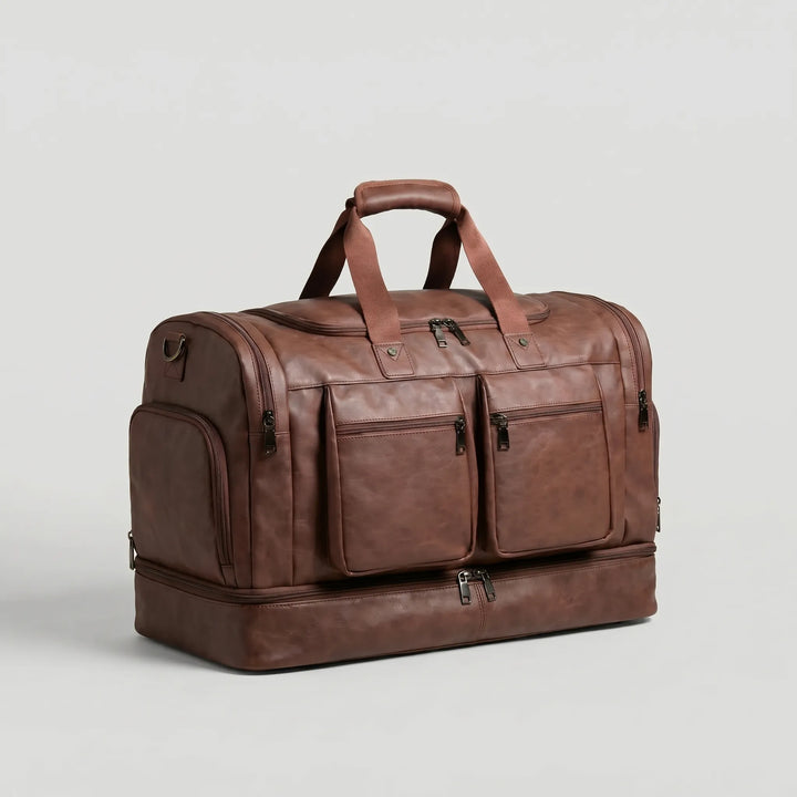 Spacious Weekender Duffel With Shoe Compartment - Weekovoy