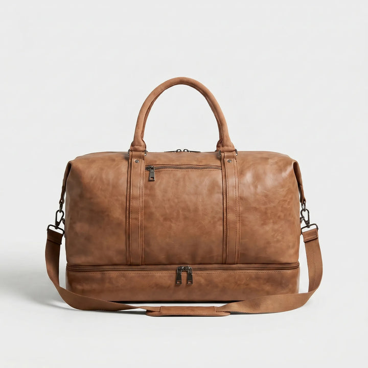 Spacious Weekender Duffel With Shoe Compartment - Weekovoy