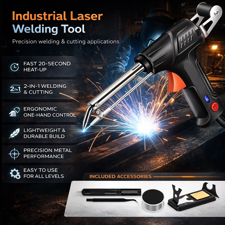 Precision Laser Welding Tool for Industrial Use – Fast Heat-Up, Welds and Cuts 3