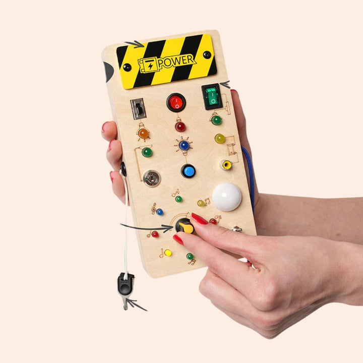 Montessori LED Busy Board - Learn Through Play 4