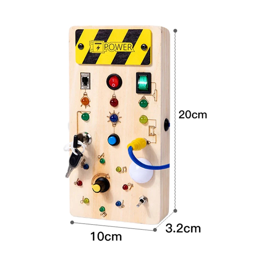 Montessori LED Busy Board - Learn Through Play 5