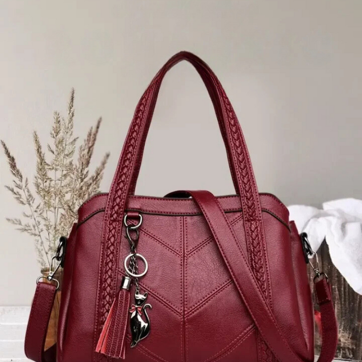 Leather Handbag | Women's Spacious & Organized Tote 2