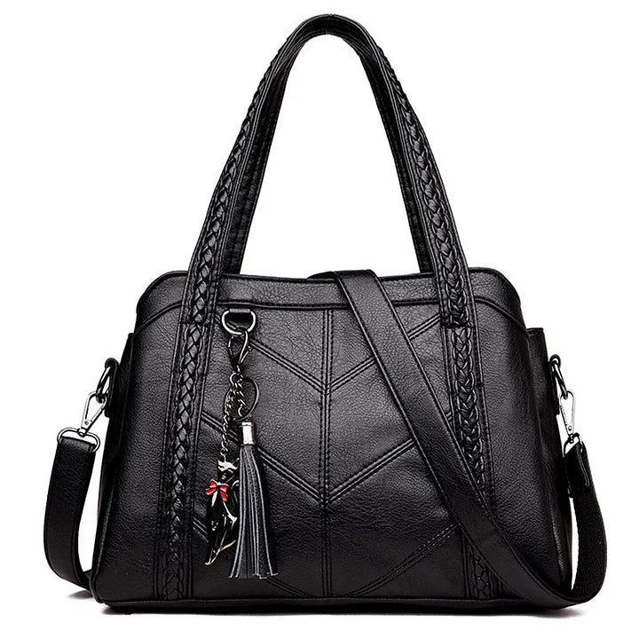 Leather Handbag | Women's Spacious & Organized Tote 5