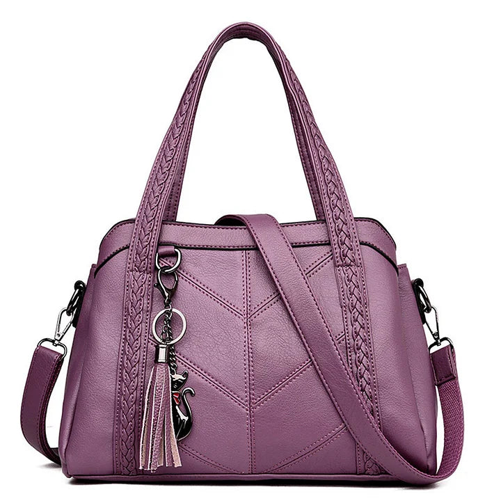 Leather Handbag | Women's Spacious & Organized Tote 6