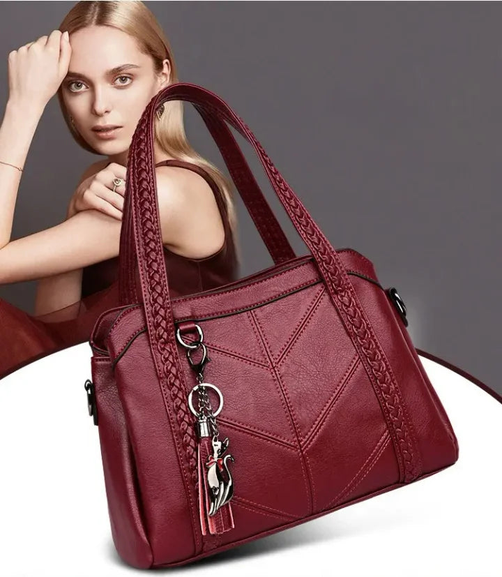 Leather Handbag | Women's Spacious & Organized Tote 1