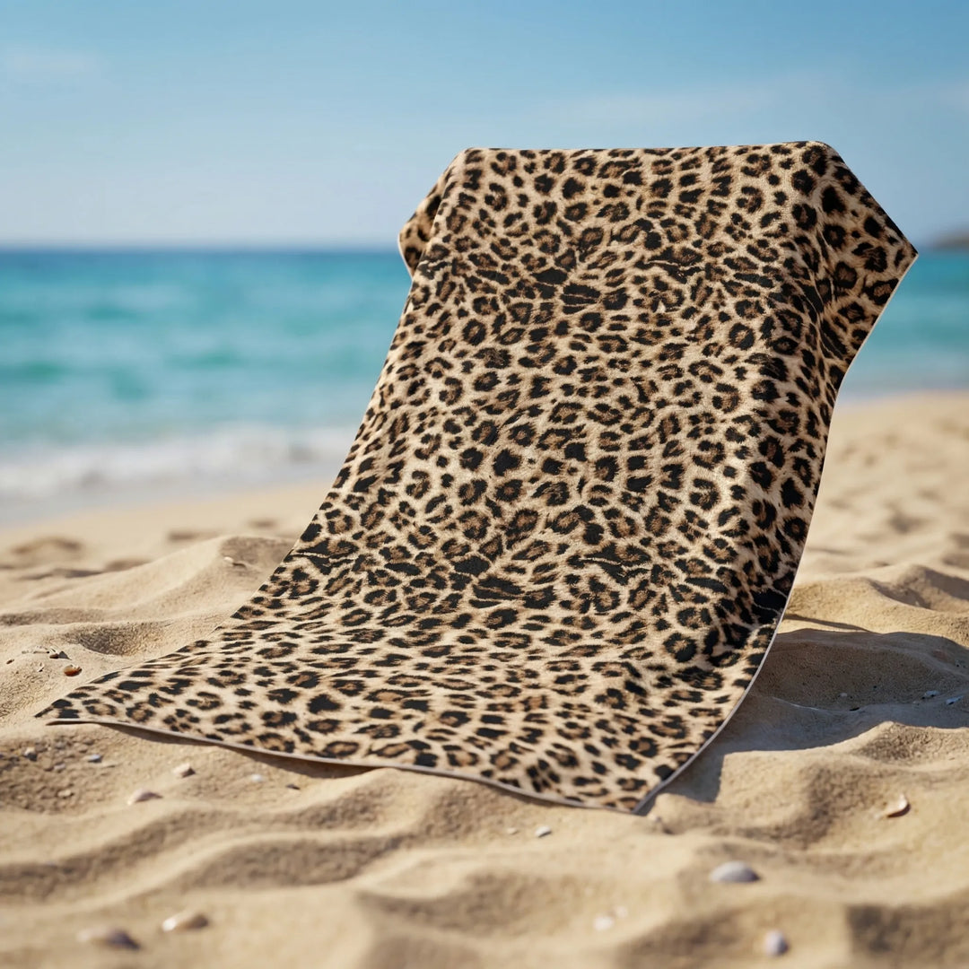 Quick-Drying Leopard Print Beach Towel - Prowla